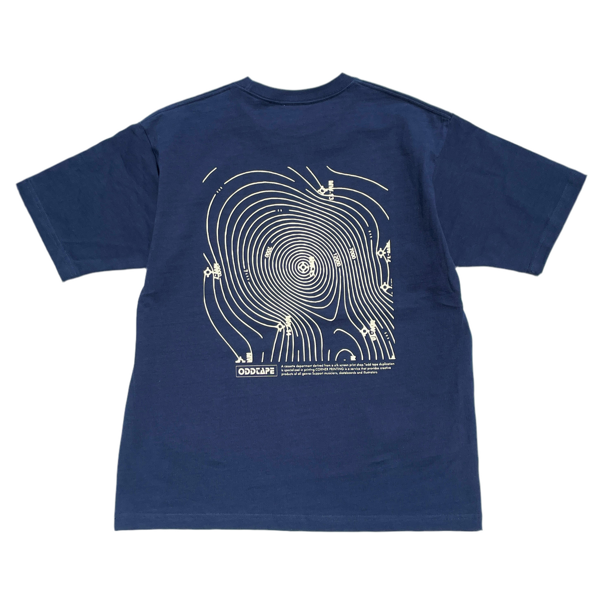 DAY TIME T-Shirts NAVY - ODD TAPE DUPLICATION