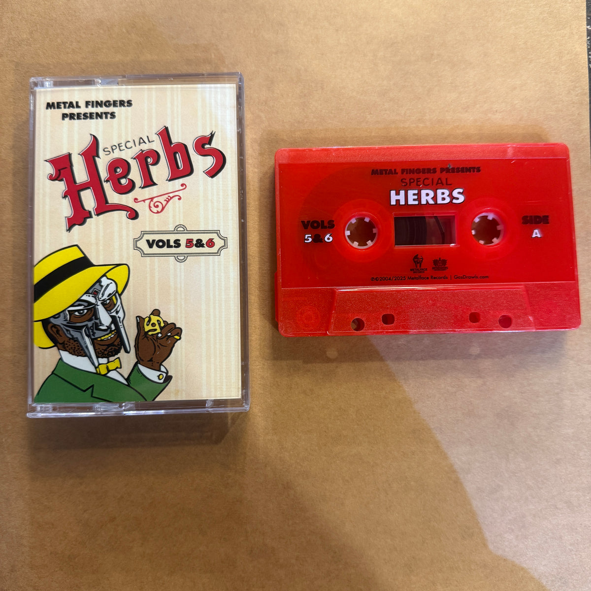 Metal Fingers Presents: Special Herbs Vol. 5 & 6【TAPE】- MF DOOM