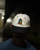 BIG SKULL × ODD TAPE Leather strap cap