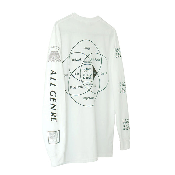 All Genre Long-Sleeve (White) - LEAVING RECORDS