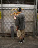 BIG SKULL × ODD TAPE
 DUB MONK T-shirts - CHARCOAL