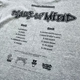QThree x Budamunk "Peace of Mind" T-Shirt - Hthr Gry