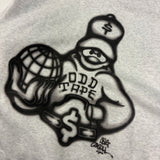 ODD TAPE × BIG SKULL AIRBRUSH ZIP HOODIE