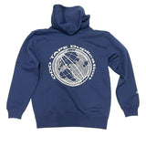 ODD TAPE OFFICIAL HOODIE - NAVY / WHITE Print
