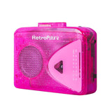 Retro Future Portable Pink Cassette Player