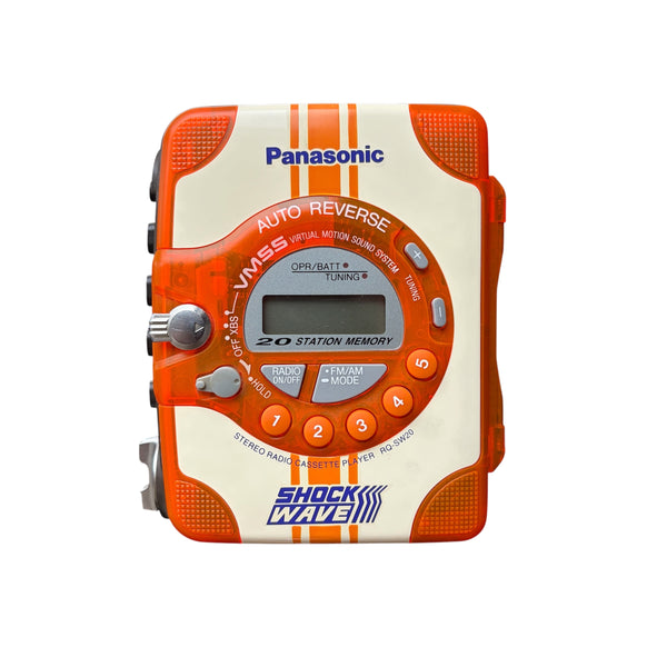 Panasonic / SHOCK WAVE RQ-SW 20 ORANGE LINE【VINTAGE】 – ODD TAPE