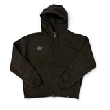 ODD TAPE × BIG SKULL AIRBRUSH ZIP HOODIE