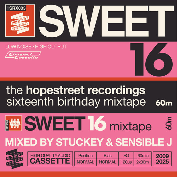 Hopestreet Recordings Sweet 16【TAPE】- V.A. – ODD TAPE