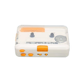 Orange & Clear cassette player