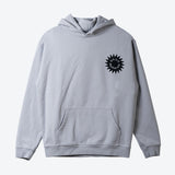 Sun Logo Fleece Hoodie STONE - GOOD MORNING TAPES