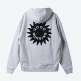 Sun Logo Fleece Hoodie STONE - GOOD MORNING TAPES