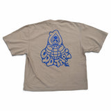 BIG SKULL × ODD TAPE DUB MONK T-shirts - IVORY