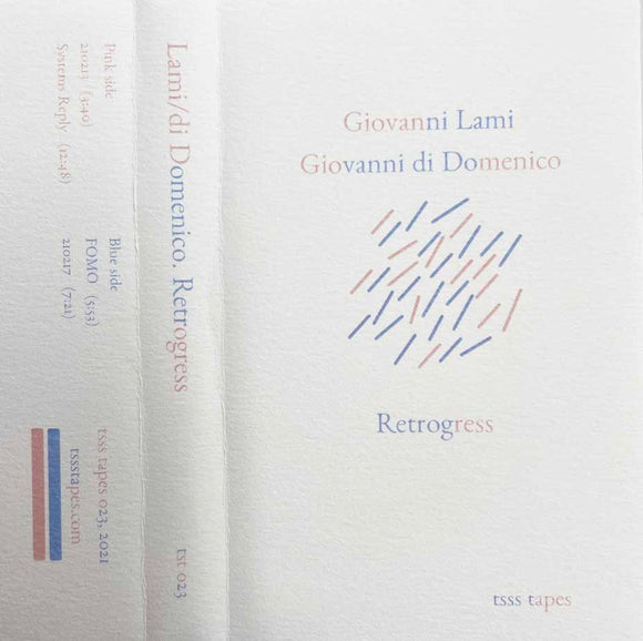 Retrogress【TAPE】- Giovanni Lami/Giovanni di Domenico